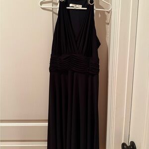 Evan Picone Black Backless Dress size 14P